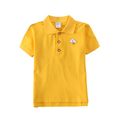 Teens Polo Shirts for Boys Cotton Kids Boy Sports Polo Shirt Tops Lapel Breathable Fabric Tee Children Clothes