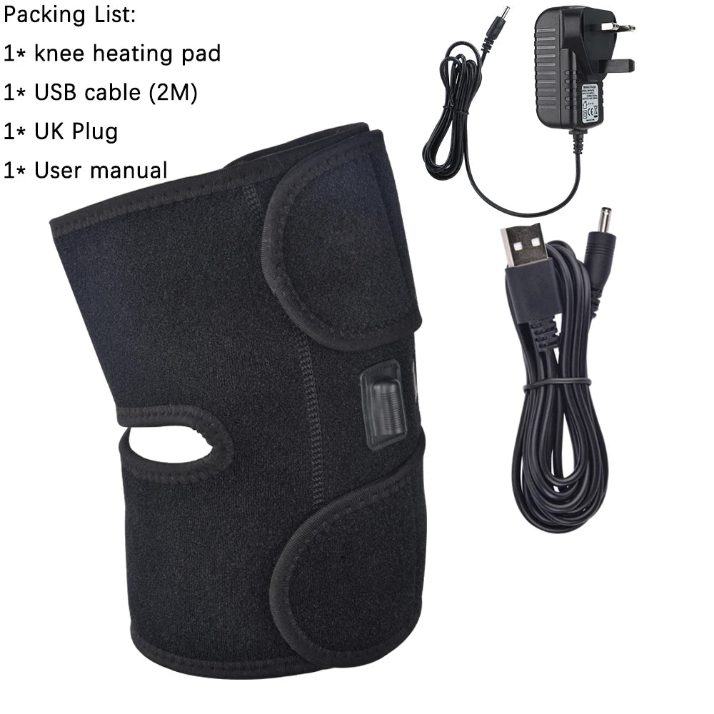 Knee Pad Fast-heating Relief Arthritis Improve Discomfort Pain Recover Injury Keep Warm Relieve Muscle Soreness Drive