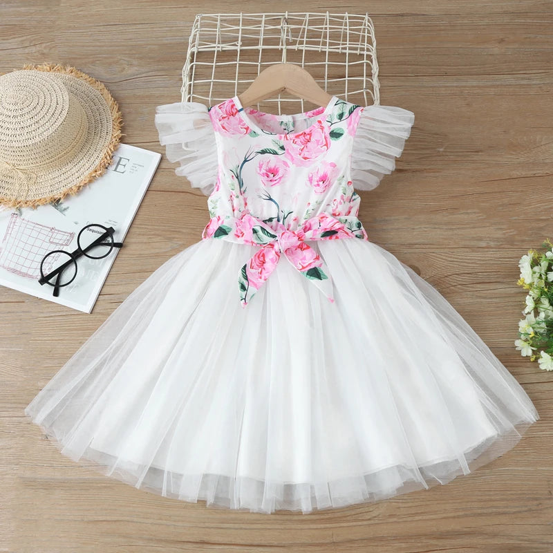 Children Girls Casual Dress Baby Summer Clothing  Kids Party Princess Dresses