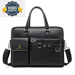 Handbag Tote Men Bag Cross Body Messenger s Business Shoulder PU Leather Laptop Male Briefcase Top Handle s