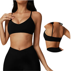 Eco Friendly Quick Dry Women's Sports Bra Running Fitness Underwear