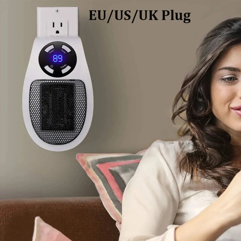 Electric Heater For Home Portable Plug In Wall