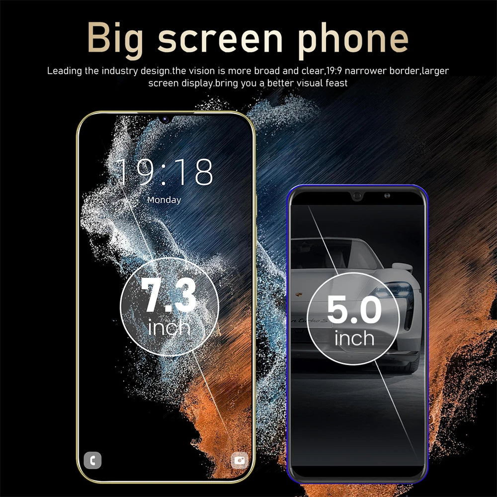 S25 Ultra Mobile Phones 7.3 HD Screen SmartPhone Original 22GB+2TB 4G 5G Dual Sim Celulares Android Unlocked 8000mAh S24 Ultra