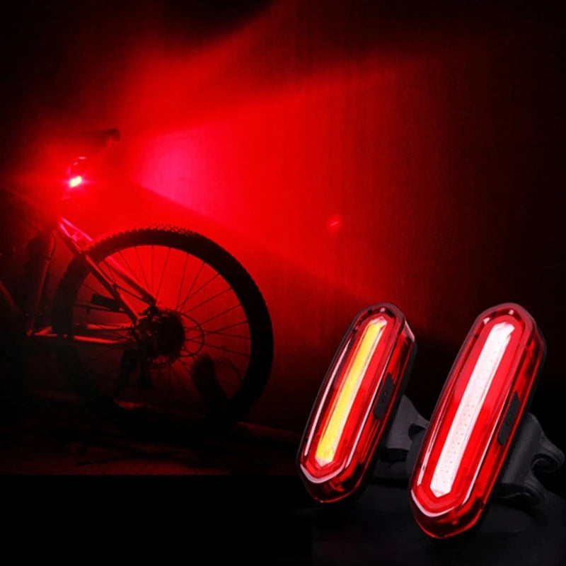 Bicycle Taillight MTB Light Bike Rear Light USB Rechargeable LED Cycling Bicycle Lamp Accessories