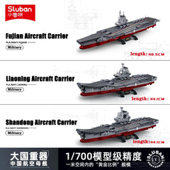 Hot Sluban Blocks Military Series Maritime Aircraft Carrier Model Building Blocks