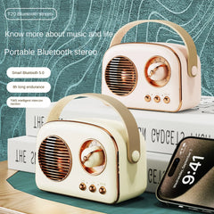 Retro Bluetooth small speaker 5W mini audio high volume high sound quality card enterprise with hand