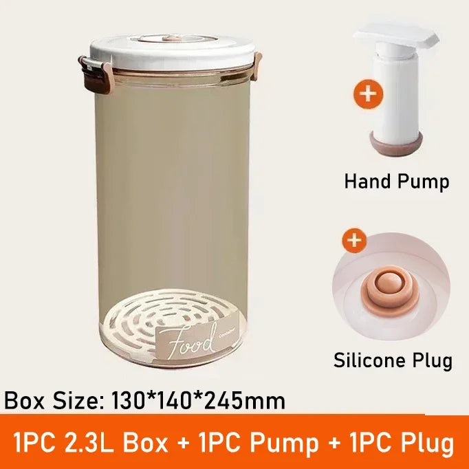 Vacuum Food Storage Box Fresh-Keeping Canister Sealed Storage Container