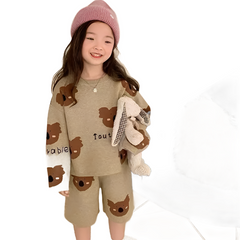 Baby Girl Boy knitted Clothes Set Sweater+Shorts 2PCS