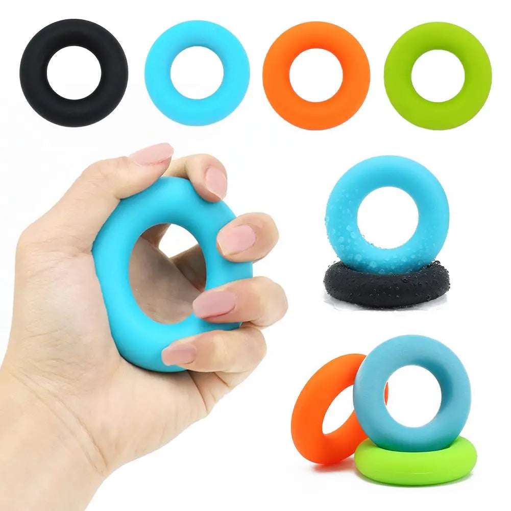 Silicone Grip Strengthener Effective Finger Strength Training Gym Stress Exercise Relief Home Tool