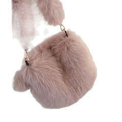 Women's New Plush Bag Foreign Chain One Shoulder Bag Autumn Winter Soft Crossbody Bag