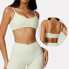 Eco Friendly Quick Dry Women's Sports Bra Running Fitness Underwear