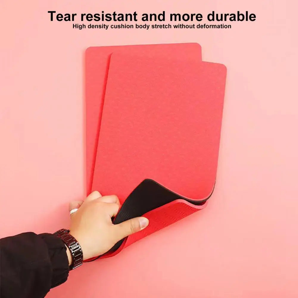 Portable Yoga Mat Thick Non-slip Yoga Knee Pad Cushion for Exercise Wear Resistant Portable Mat with Super Soft Texture for Yoga