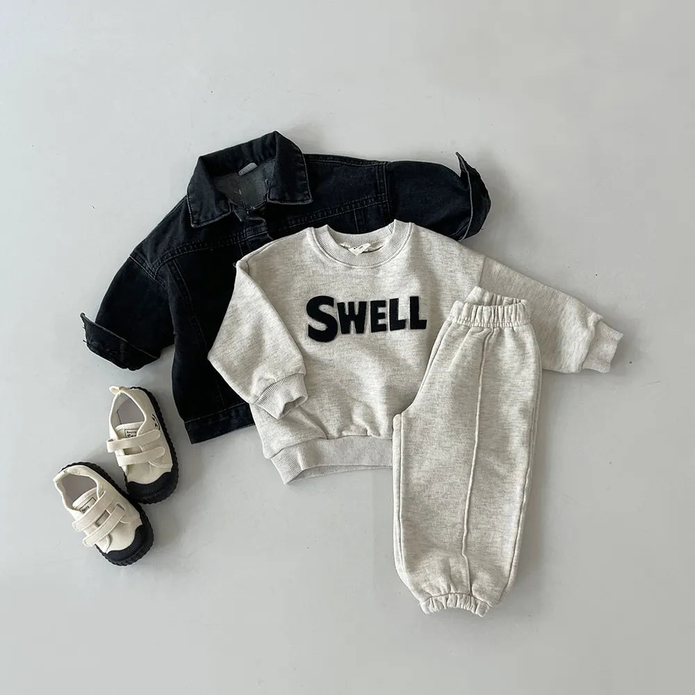 Korea Baby Boy Sweatpants Children Autumn Long Pants