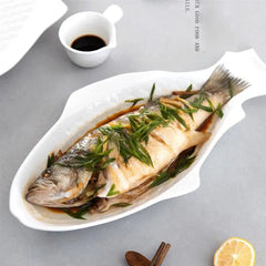 Ceramic Fish Plate Tableware Creative  Shaped Dish Snack Storage Fish Pan