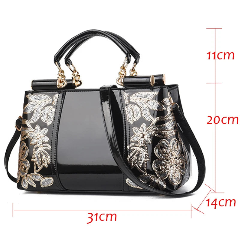 Women Bag Fashion Luxury Design Atmospheric Handbag Large Capacity Women's Shoulder Messenger Bag