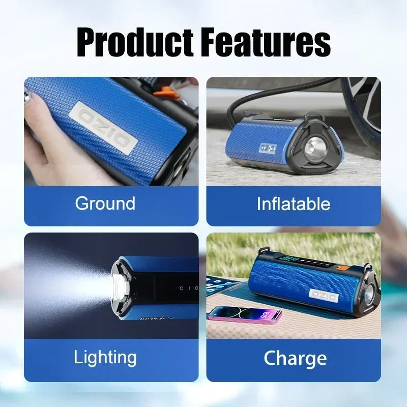 Portable Tire Inflator TS03 Car Emergency Power Outdoor Multifunctional Jump Starter