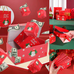 Creative Christmas Gift Box DIY Folding Paper Box Money Birthday Surprise Bounce Box