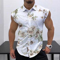 Men's Sleeveless Shirt Fashion Trend HD 3D Printing