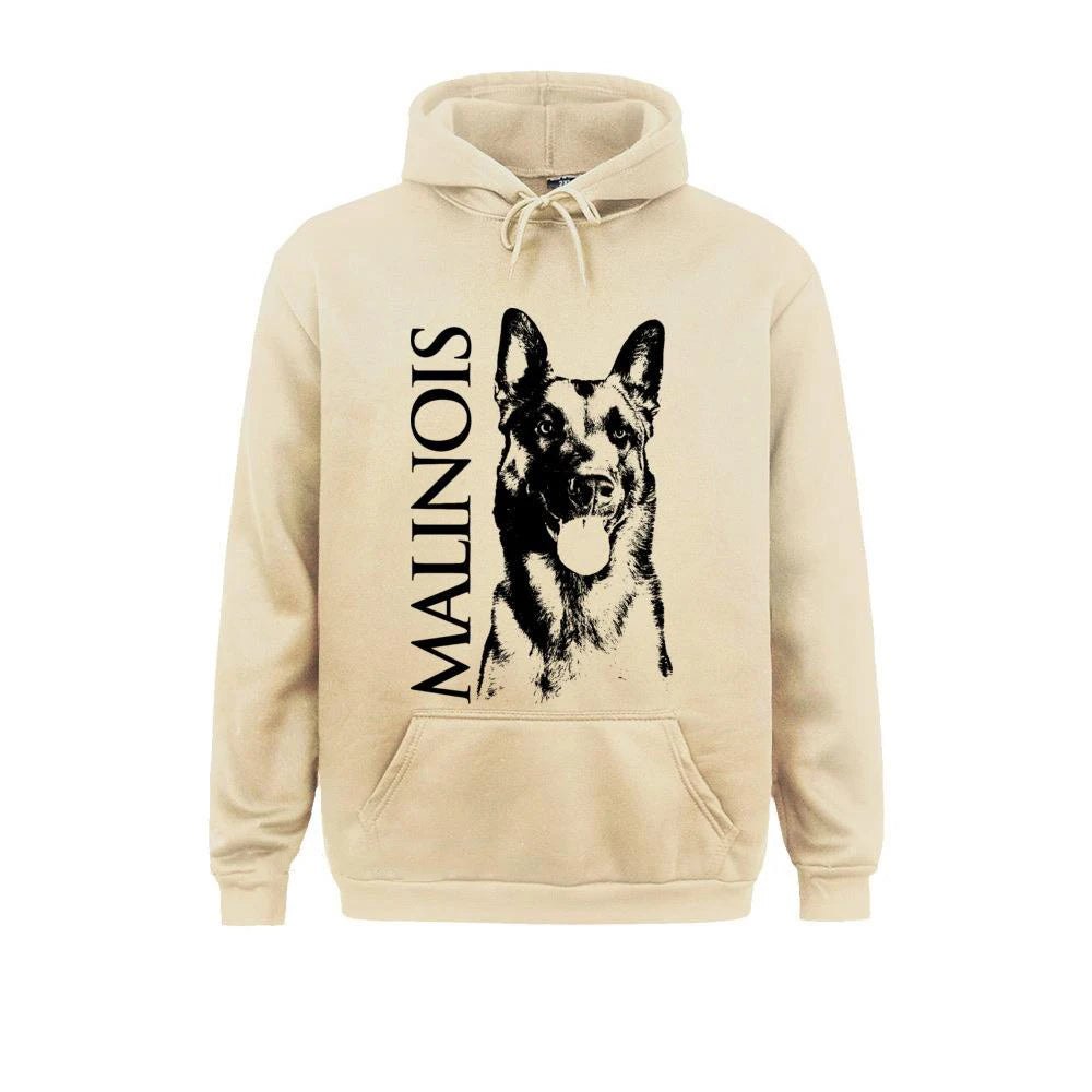 Malinois Dog Hoodies Animal Printed Men Woman Streetwear Hoodie Oversized Hooded Sweatshirts Pullovers Unisex Tracksuit Clothing