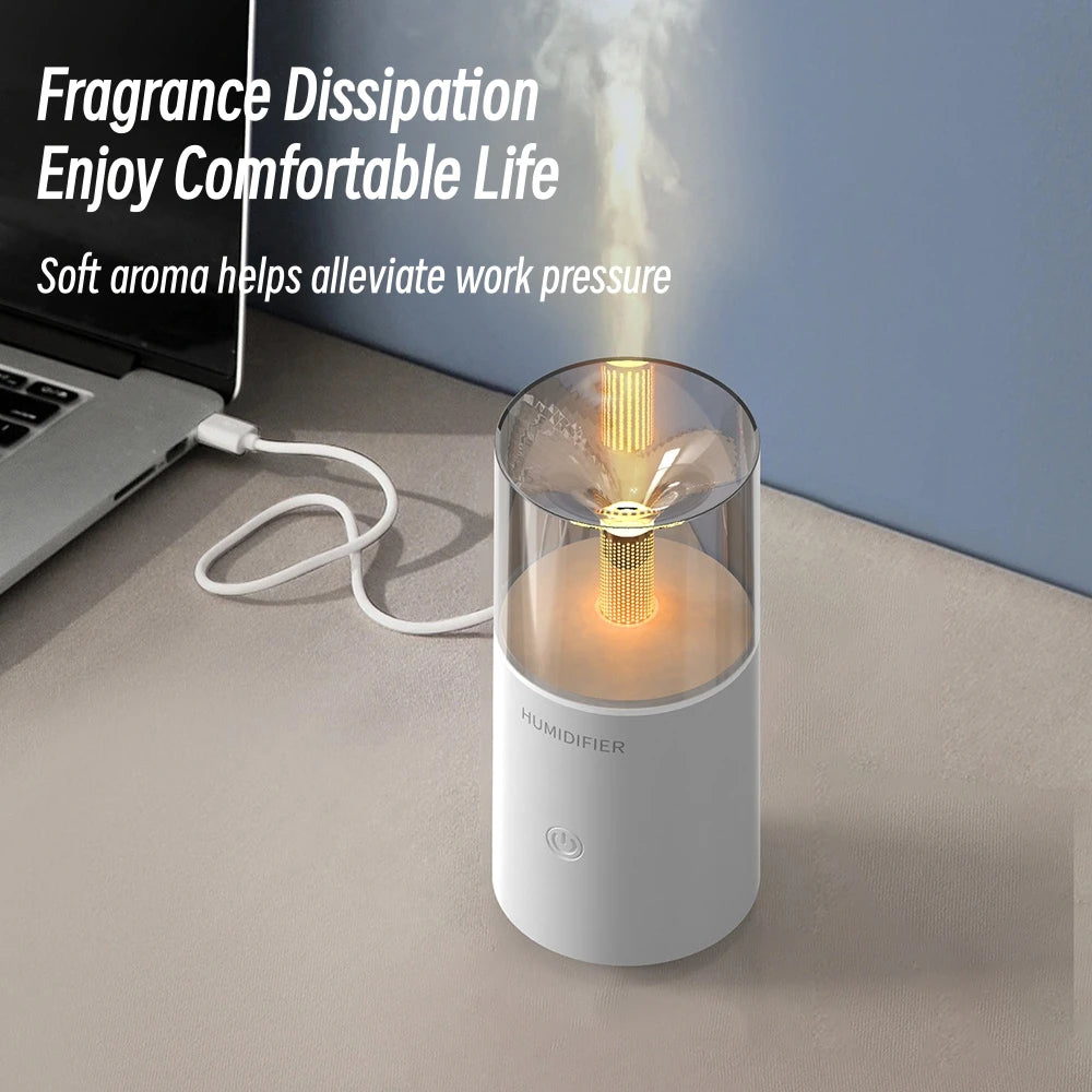 Mini Portable Car Aromatherapy Essential Oil Diffuser with LED Light