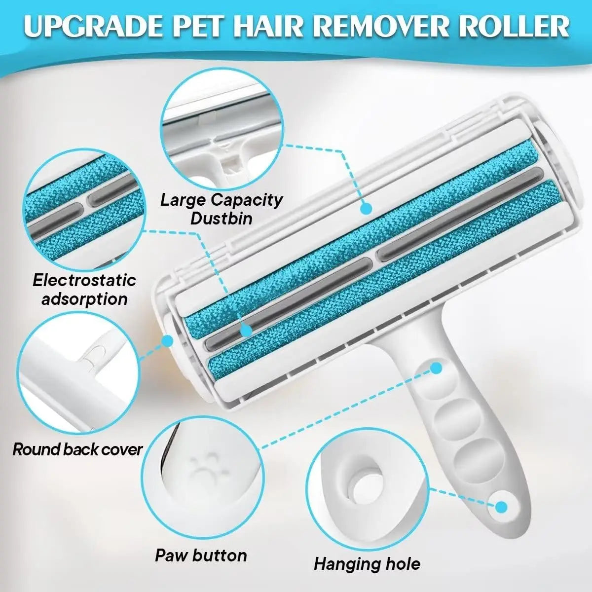 Pet Hair Remover Roller - Dog & Cat Fur Remover