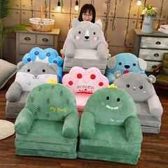 Sofas Children Sofa Cute Cartoon Lazy Folding Small Sofa Bed Girl Princess Baby Toddler