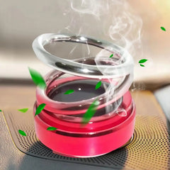 Powerful Portable Car Aromatherapy Solar-Powered Kinetic Energy Purifies Air Elegant Design Ornament