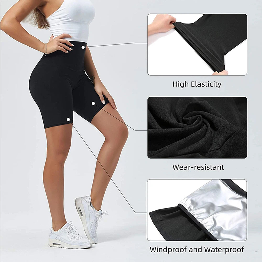 Sauna Sweat Pants for Women High Waist Compression Slimming Weights Thermo Legging