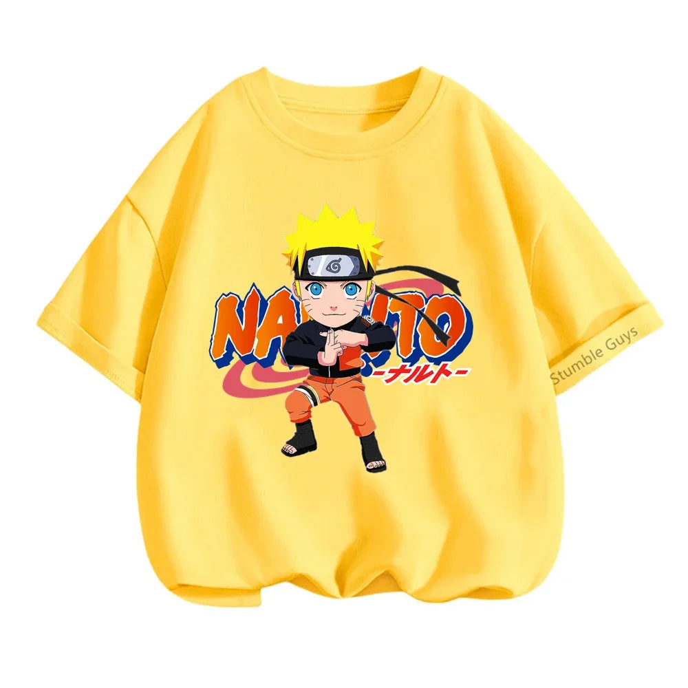 Tshirt Kids Summer Cool Children t shirt Leisure Pillar Man Cartoon T-shirt Boys