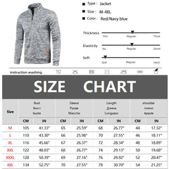 Men Hoodies Thicker Sweatshirts Half Zipper Pullover Autumn Solid Color Long Sleeve Sweatshirt