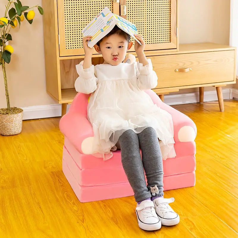 Cute fashion Kids Girl Princess Sofa Children Sofa removed and washed Children's couch