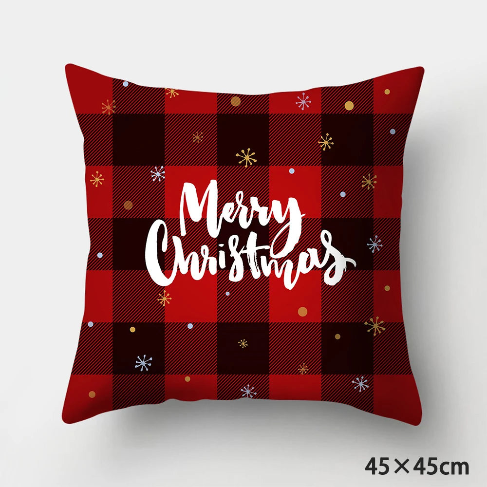 Christmas Cushions Happy New Year 2022 Wedding Decor Patterns from  Home  Gifts