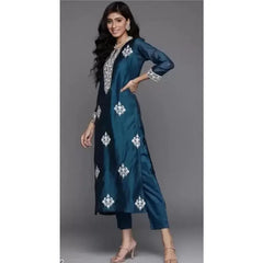 Beautiful Kurti Pant Set Party Wear Salwar Kameez Set