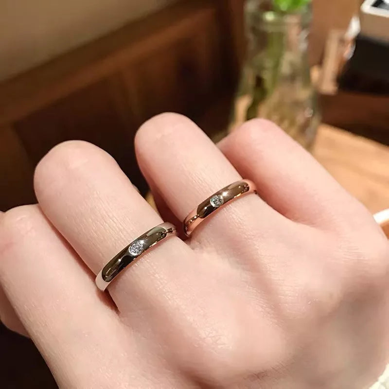 Men Women Couple Lover Ring Jewelry Accessories Gifts