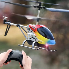 M5 Remote Control Helicopter Altitude Hold 3.5 Channel RC Helicopters with Gyro and LED Light Durable Airplane Drone