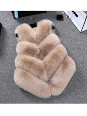 Faux Fur Vests Coat