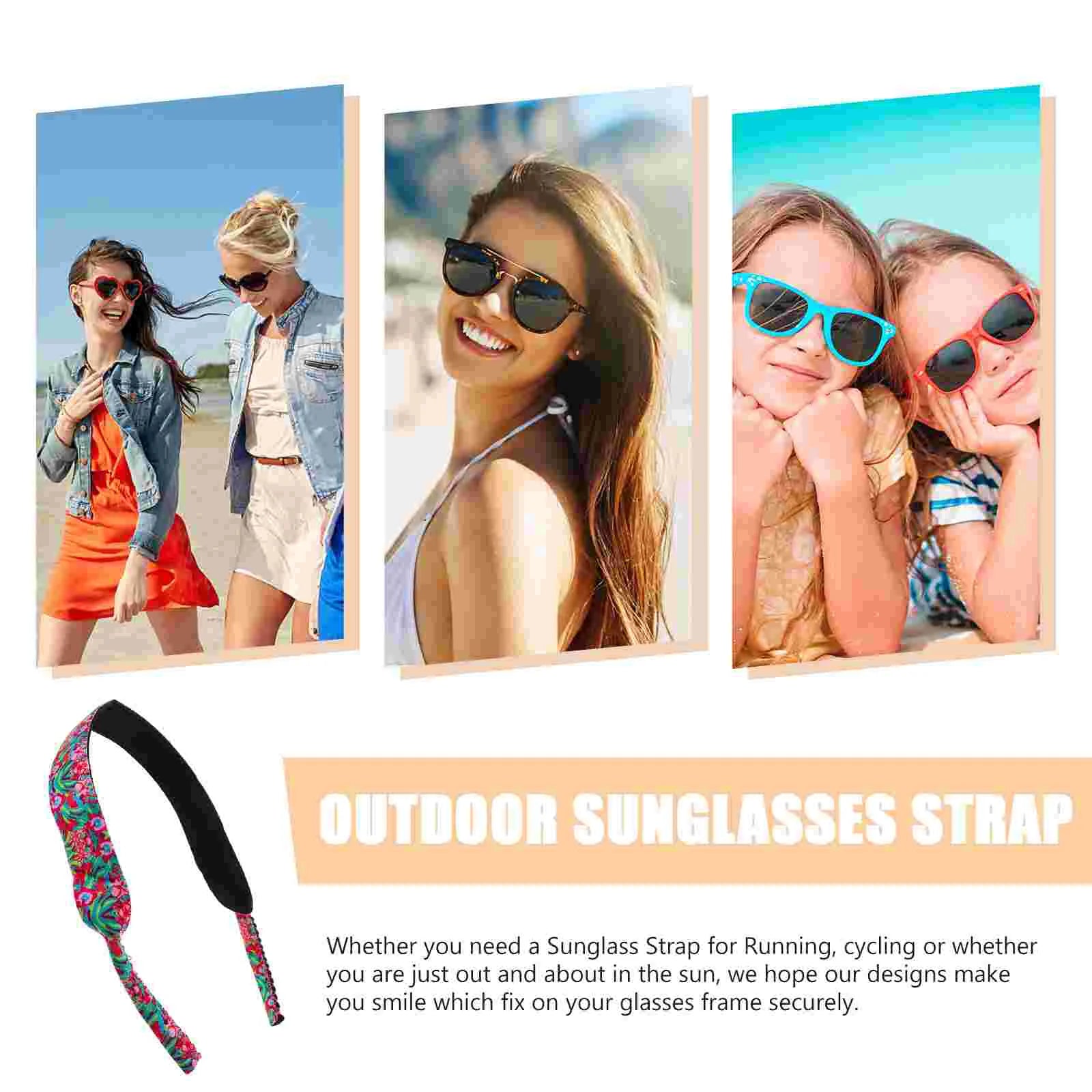 Sports Glasses for kid Neoprene Eyeglasses Strap Sunglasses over Lanyard Holder Ski Child