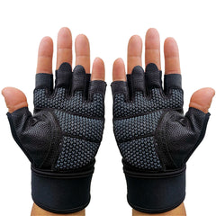 Silicone Fitness Gloves Bodybuilding Weightlifting Dumbbell Training