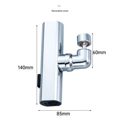 360° Swivel Waterfall Faucet Extension Adapter Sprayer