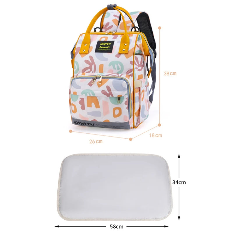 New Printed  Moisture-Proof Urinal Pad Mommy Bag