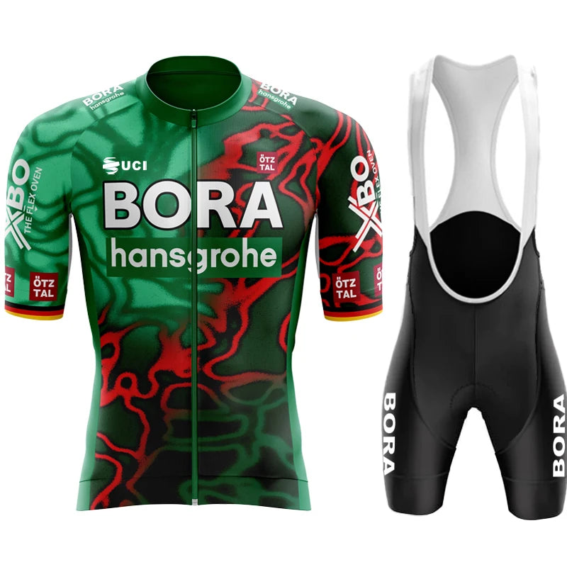 Cycling Clothes Man Summer 2024 Men's Clothing UCI BORA Bicycle Jersey Bike Mtb Male Sports Professional Shirt Jumper Bib Suit