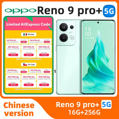 oppo Reno9pro+  5G Android Unlocked 6.7 inch 16GB RAM 256GB ROM All Colours in Good Condition Original used phone