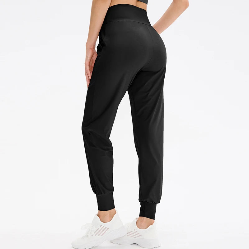 Women Loose Yoga Pants Running Sports Training Trousers with Pocket