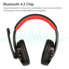 Wireless Bluetooth Game Study Headset for Xbox PC PS4 Ps5 with Mic LED Volume Control Gaming Earphones