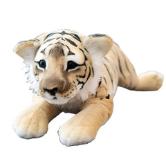 Lion Tiger Leopard Plush Toys Cute Stuffed Soft Real Like Animal Toys  Decor Gift