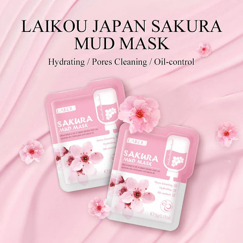 LAIKOU 5pcs Mud Mask Clay Mask Cleansing Repairing Facial Skin Care