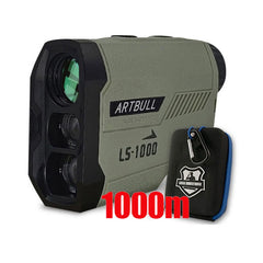 ARTBULL Laser Rangefinder for Hunting 1000m 650m Slope Flag-Lock slope pin Golf rangefinder Telescope Distance meter