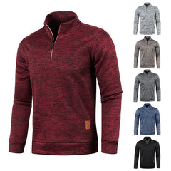 Winter Long Sleeve Zipper Sport Shirt Men Fitness Gym Shirts