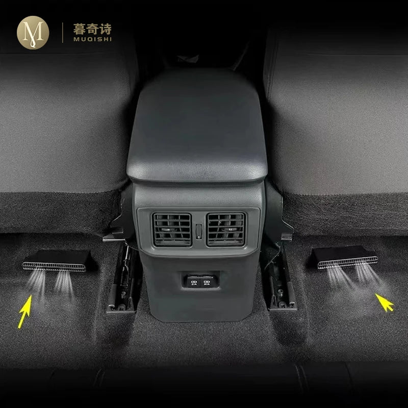 For BMW G30 G31 Series 5 2018-2023 Car interior Air conditioning vent Protective cover Vent Cover Rear Seat anti dust ABS refit