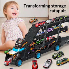 Kid Large Truck Deformation Transporter Car Toys